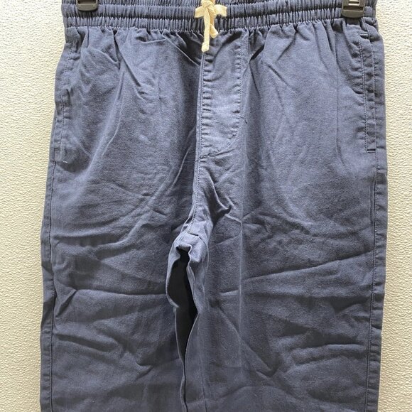 NEW RHYTHM Linen Jam Casual Pants • Navy Blue - Picture 9 of 9